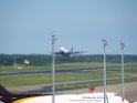 Lufthansa Airbus A 380 zu Besuch Flughafen Koeln Bonn P088